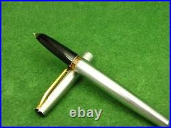 Vintage Rare Soyuz 14K Gold Nib Chromed Fountain Pen SET USSR 80s