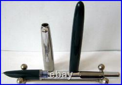 Vintage Rare Used China Dark Green Fountain Pen Kin Sin With 12k Gold Nib # 61 Vintage Rare Used China Dark Green Fountain Pen Kin Sin With 12k Gold Nib # 61