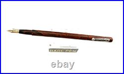 Vintage Rare WATERMAN 2 RMHR Fountain Pen Straight cap Eyedropper #2 STAR F nib