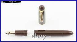 Vintage Staedtler Fountain Pen rare color Dark Brown gold plated OM nib (1950's)