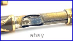 Vintage The Ten Year Fountain Pen In Filigree 14k Fine Nib Made In USA Very Rare