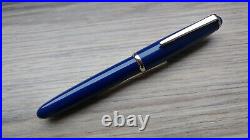 Vintage VERY RARE 1970's Blue Senator Steel F Nib Fountain Pen