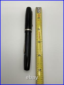 Vintage Wahl OXFORD Eversharp Fountain pen with 14K Gold Nib USA Rare Black