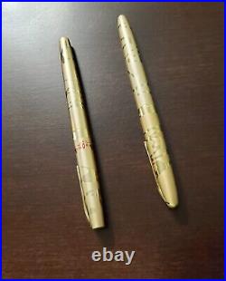 Vintage White Feather 608 & 610 Fountain Pens China 80s Rare Colectable Lot of 2