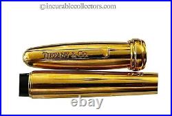 Vintage new Tiffany Co. Tesoro Limited Edition Fountain Pen 18 K Gold nib 1990s