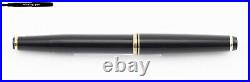 Vintage rare Kaweco V14S Piston Fountain Pen in Black Gold 14K OB-nib (1960's)