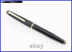 Vintage rare Kaweco V14S Piston Fountain Pen in Black Gold 14K OB-nib (1960's)