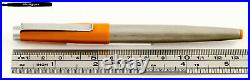 Vintage & rare LAMY 25P Fountain Pen with F-nib Silver-Yellow / W. Germany (1)