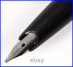 Vintage & rare LAMY 25P Fountain Pen with OB-nib Silver-Black / W. Germany