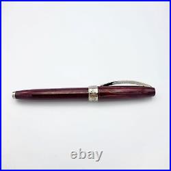 Visconti Hall of Music Sparkling Burgundy Medium Fountain Pen Rare