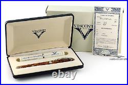 Visconti Luigi Millenium Limited Edition Amber Fountain Pen Low #8/100 RARE
