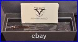 Visconti Pentagon Black Rollerball Pen(kp14-01-rb) Rare Visconti Pentagon Black Rollerball Pen(kp14-01-rb) Rare