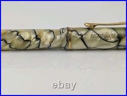 Vtg Montblanc 324 Marbled Black & Pearl Celluloid 14k Gold Nib 1930's RARE Vtg Montblanc 324 Marbled Black & Pearl Celluloid 14k Gold Nib 1930's RARE