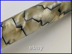 Vtg Montblanc 324 Marbled Black & Pearl Celluloid 14k Gold Nib 1930's RARE Vtg Montblanc 324 Marbled Black & Pearl Celluloid 14k Gold Nib 1930's RARE