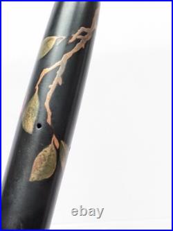 Vtg Rare 1930s Era Urushi Maki-e Pilot Lever Fountain Pen 14k Manifold Nib
