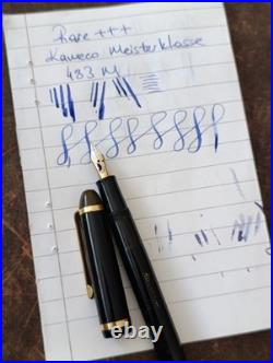 Vtg Rare +++ Kaweco Meisterklasse 483 M Flex Nib Fountain Pen