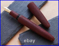 WANCHER Fountain Dream Pen Stone-painted Red STAINLESS Japan Limited Gift Rare