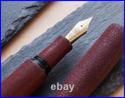 WANCHER Fountain Dream Pen Stone-painted Red STAINLESS Japan Limited Gift Rare