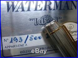 WATERMAN 1988 RARE Man100 Limited Edition Sterling Silver BP 193/500