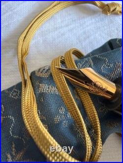 Wajimayazenni Maki-e Urushi 14K Fountain Pen Herd of Horses Gold MF Nib Rare