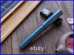 Wancher Sekai Saihi-Nuri Fountain Pen, Chinese Lacquer Ao-Age, Rare Collectible