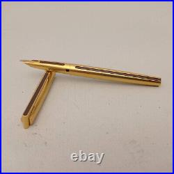 Waterman Dg Director General Gold Plated Fountain Pen 18k Ef Nib Vintage Rare