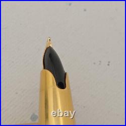 Waterman Dg Director General Gold Plated Fountain Pen 18k Ef Nib Vintage Rare