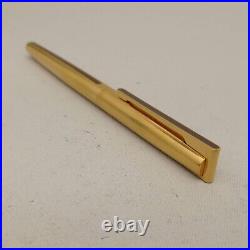 Waterman Dg Director General Gold Plated Fountain Pen 18k Ef Nib Vintage Rare