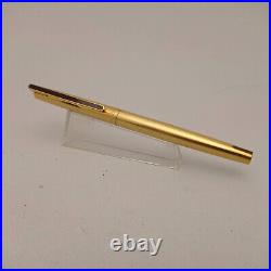 Waterman Dg Director General Gold Plated Fountain Pen 18k Ef Nib Vintage Rare