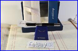 Waterman ELEGANCE FP, Black CT, NOS, Box, RARE