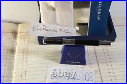 Waterman ELEGANCE FP, Black CT, NOS, Box, RARE