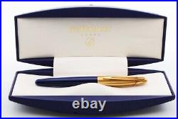 Waterman Edson Rollerball Pen Sapphire Blue New In Box Very Rare Pen