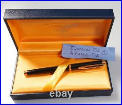 Waterman GENTELMEN Fountain pen, NOS, Black, Gold Nib, Box, RARE