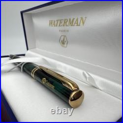 Waterman Laureat Ballpoint Pen Green Marble -Rare Gateway Corporate Presentation