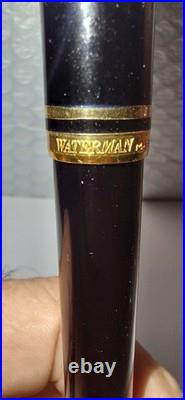 Waterman Le Man 100 RARE NIB Bold Italic 18K 1983 Documented G. Rodriguez
