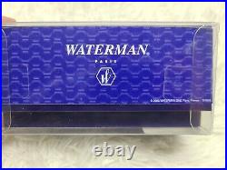 Waterman Phileas Fountain Pen Black & Gold Trim New Rare France 82302 Med Point