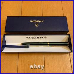 Waterman Rare Limited Edition Dark JP Morgan Fountain Pen Green Japan