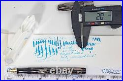 Waterman's 301 RARE Vintage Flex Fountain pen 14k nib extra fine to 2.0mm