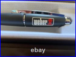 Weber Cross Rolling Ball Pen Styro Roller Pen Weber Jet Black VERY RARE! NEW