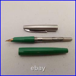White Feather 134 Fountain Pen 14k Ef Nib Vintage Rare Boxed Excellent