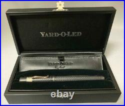 Yard O Led Genuine Fountain Pen Retro Grand Black (Nib F Gold 18k) Very Rare
