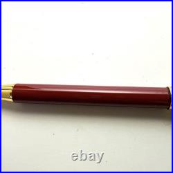 Yves Saint Laurent Ballpoint Pen Wine Red Vintage Dead Stock Rare Unused Japan