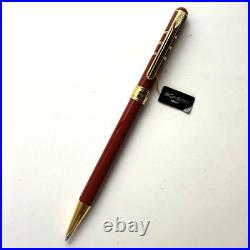 Yves Saint Laurent Ballpoint Pen Wine Red Vintage Dead Stock Rare Unused Japan