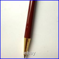 Yves Saint Laurent Ballpoint Pen Wine Red Vintage Dead Stock Rare Unused Japan
