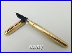 ZENITH EXTRA Laminato Oro 750 Fountain Pen 14k EF Nib Excellent Vintage RARE